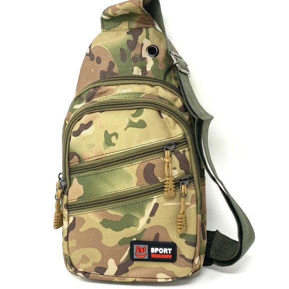 No Brand Other - 😳SALE😳 NEW Messenger Bag 4 Zip Pockets Camo Military Unisex